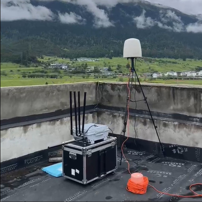 Radar de alerta de baixa altitude e sistema de interferência de UAV multibanda omnidirecional