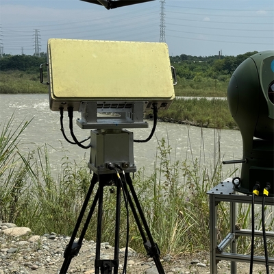 Radar de baixa altitude de banda X, radar de fase ativa para detecção de drones.