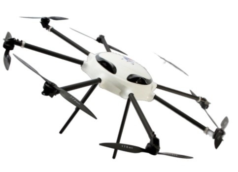 LT-M8FD UAV personalizado de oito rotores em rede para inspeção e logística